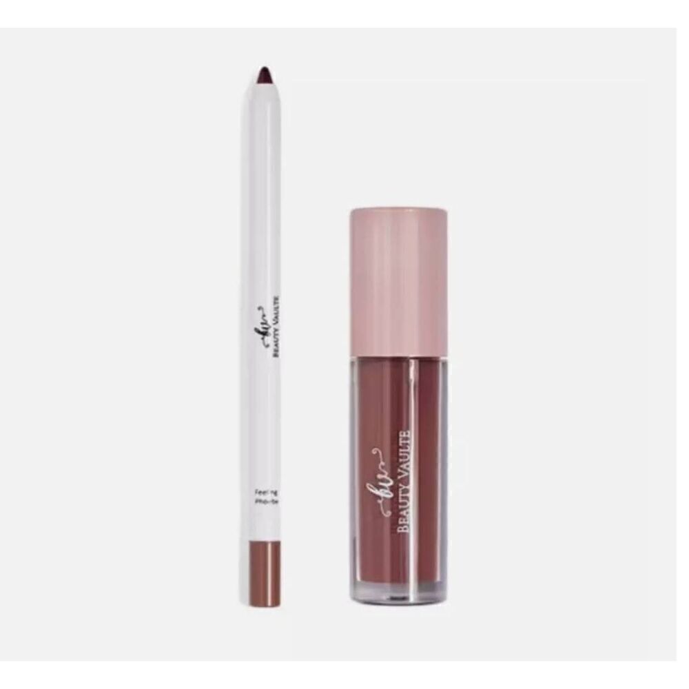 BNIB~Beauty Vaulte Lip Gloss & Lip Liner in Feeling Phoebe